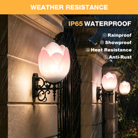 BOHONG Populaire et Durable, Applique Murale LED Carrée pour Jardin, en Aluminium et Résine, Étanche IP65, 10W, Garantie 5 Ans, Angle de Faisceau 90°