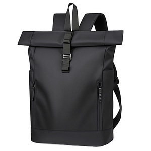 Mochila impermeable grande de 15.6 pulgadas para hombre, mochila enrollable para portátil, para exteriores, trabajo, viajes, de gran capacidad. - Product Image 1