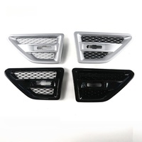 Pour Freelander 2, Grilles d'aération latérales de pare-chocs, Noir Argent, LR001660 LR039773, Accessoires d'admission d'air latérale extérieure pour voiture, 2006-2014