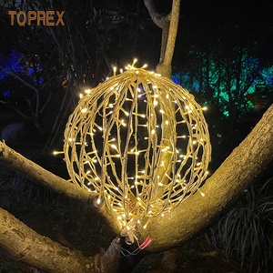 Ý Tưởng Mới Lớn <span class=keywords><strong>LED</strong></span> Chuỗi Đèn Kỳ Nghỉ Bóng <span class=keywords><strong>LED</strong></span> Vườn Tổ Chức Sự Kiện Trang Trí 3D Ngoài Trời Sử Dụng Rõ Ràng Giáng Sinh Đồ Trang Trí Bóng Ánh Sáng - Product Image 2