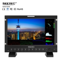 SEETEC P133 PRO Monitor Siaran Terlaris 1000nit Kecerahan Tinggi Logo Kustom untuk Siaran Olahraga Luar Ruangan