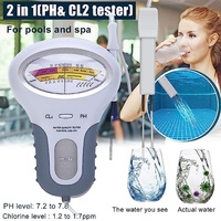 Testeur numérique de chlore et de pH, lecteur de chlore électrique portable pour spa, moniteur de chlore pour piscine, analyseur de qualité de l'eau
