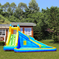 Château gonflable personnalisé pour enfants, avec toboggan, pour usage domestique, en tissu Oxford 420D+840D, facile à installer