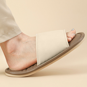 Nuovo Logo personalizzato di lusso personalizzato molto leggero e silenzioso antiscivolo piatto Sole Spa Hotel estivo <span class=keywords><strong>pantofole</strong></span> da bagno al coperto - Product Image 2