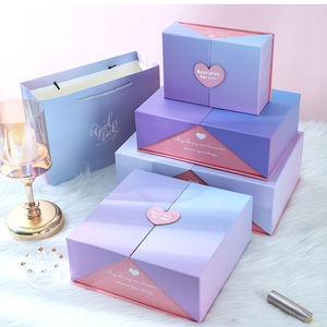 Boîtes cadeaux en carton rigide à double <span class=keywords><strong>porte</strong></span> avec fermeture magnétique, logo personnalisé imprimé, écologiques, haut de gamme, papier couché - Product Image 4