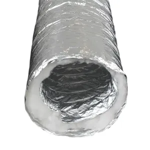 Manta de rollo de lana de vidrio flexible aislada de alta calidad Lakeso con papel de aluminio para ventilación