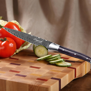 Ensemble de <span class=keywords><strong>couteaux</strong></span> de <span class=keywords><strong>cuisine</strong></span> en titane noir de style <span class=keywords><strong>Laguiole</strong></span> de qualité supérieure en gros, 5CR15MOV, couteau de chef japonais, couteau utilitaire, bois d'ébène - Product Image 6