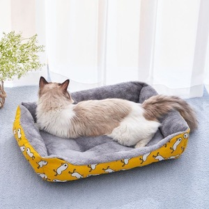 Kulübesi dört mevsim çevre dostu hayvan desen Bite değil orta ve küçük köpekler ve kediler için kötü Mat kış sıcak kare <span class=keywords><strong>Pet</strong></span> yatak - Product Image 4