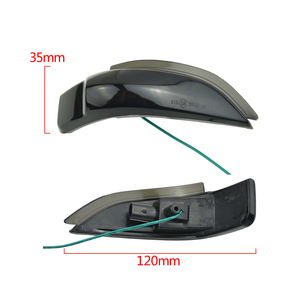 Luz Intermitente Secuencial Azul y Amarilla, Marcador Lateral, Indicador de Espejo, Luz de Señal de Giro para <span class=keywords><strong>Toyota</strong></span> CAMRY COROLLA <span class=keywords><strong>YARIS</strong></span> VENZA 2012-2016 - Product Image 3