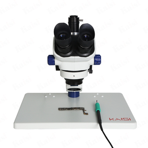 삼안 입체 현미경 휴대폰 수리용 카이시 TX-350E 현미경 7-50배 연속 줌 - Product Image 6
