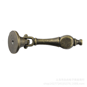 Tirador de cajón de aleación de zinc estilo antiguo 21x63mm, tirador de gabinete clásico chino de un solo orificio A32 - Product Image 5