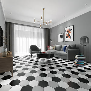 Papel Tapiz Autoadhesivo con Patrón Geométrico Moderno de Damasco, Adhesivos Impermeables para Paredes y Pisos para Cocina, Baño y Apartamento - Product Image 3