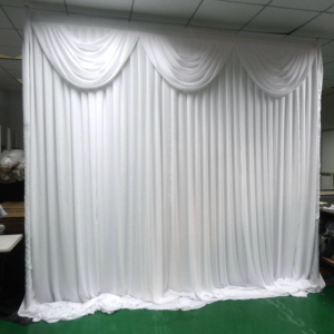 ระบบขาตั้งฉากหลังแบบพกพาพร้อมผ้าม่านสำหรับกิจกรรมในห้องโถงโรงแรม - Product Image 2