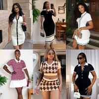 Vêtements en gros mixtes de haute qualité, neufs, pour femmes, robes sexy grandes tailles, fournisseur de vêtements en stock