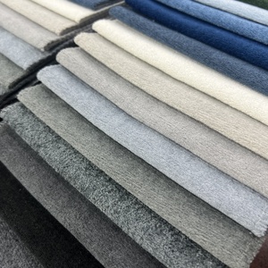 Nuevo diseño 100% tela de terciopelo de poliéster técnica tejida para el hogar Deco muebles tapicería sofá - Product Image 1