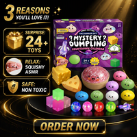 Jouet Squishy Mystery Dumpling Édition Spatiale, à Rebond Lent, Jouet à Presser ASMR, Non Toxique, Coffret Cadeau Anti-Stress
