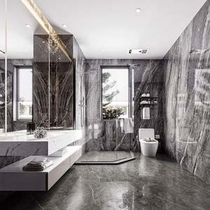 Mueble de Baño de Mármol con Espejo - Product Image 6