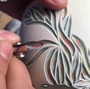 Cuchillo <span class=keywords><strong>de</strong></span> cerámica <span class=keywords><strong>de</strong></span> un solo filo sin carga para tallado y <span class=keywords><strong>escultura</strong></span>, herramienta <span class=keywords><strong>de</strong></span> cerámica DIY, modelo YN-GJ083 - Product Image 4