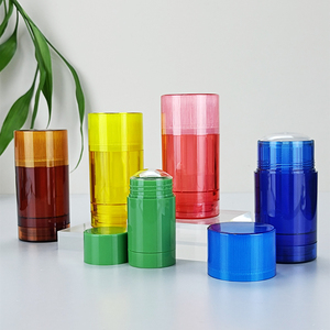Tubos de Plástico de Colores Brillantes de 15ml, 30ml, 50ml y 75ml con Logotipo Personalizado, Envases Vacíos Giratorios para Desodorante Sólido y Bálsamo de Perfume - Product Image 1