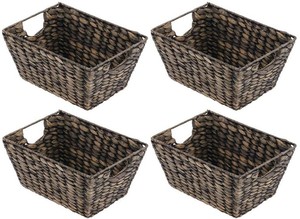 Wicker Woven Garden Basket衣類用の積み重ね可能なバスケット新しい生まれたギフト格安ハンパー手織りラタン収納バスケット、 - Product Image 4