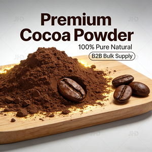 Polvo de Extracto de Cacao Puro Natural Crudo al por Mayor desde Almacenes en EE. UU. y la UE, y Polvo de Cacao Alcalino al 10-12% de 25 kg Sin OGM para Uso Alimentario - Product Image 1