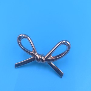 Furniture Handle Alloy Rose <b>Gold</b> Bow Shape <b>Cabinet</b> Drawer Wardrobe Hardware Accessory Contemporary Durable - Product Image 1
