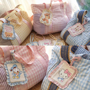 <span class=keywords><strong>OEM</strong></span> ODM Hafif Izgara Desenli Pamuklu Taşıma Çantası Seyahat Evcil Hayvan Çantası Rahat Köpek Omuz Çantası El Çantası Kedi Taşıma Çantası - Product Image 3