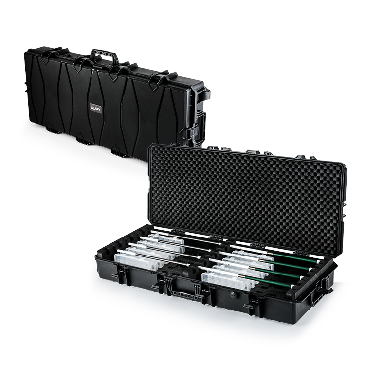 GLARY All Weather Fishing Rod Hard Case - Waterproof & Durable
