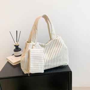 2024 bolsos de mano de pana para mujer, bolsos de mensajero integrados para el trabajo, almuerzo, viajes y compras, bolso de mano para mujer - Product Image 4
