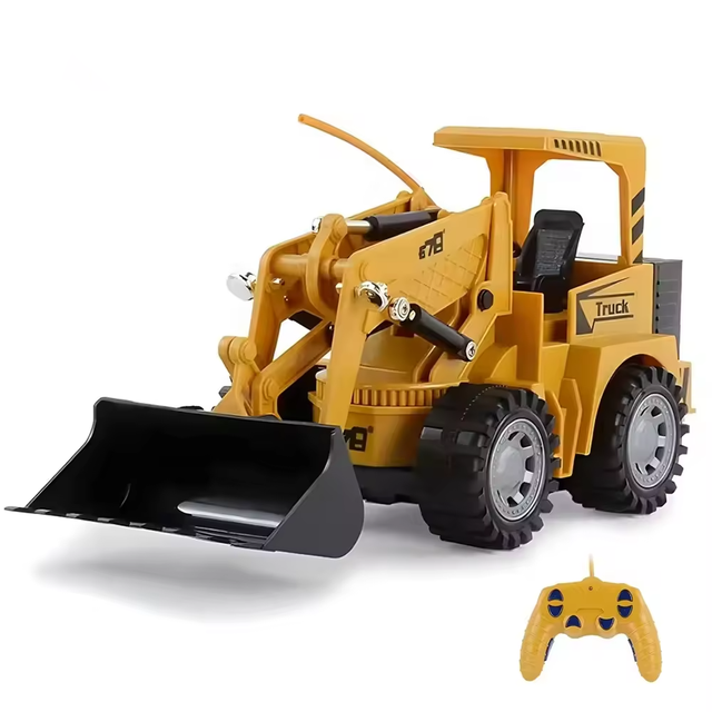Controle Remoto 2.4g 5ch Rc Construction Excavator Rc Truck Remote Control Engineering Vehicle Toy for Children