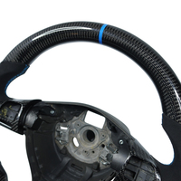 Volant de voiture en fibre de carbone personnalisé pour VW Volkswagen Jetta Passat CC Golf MK6