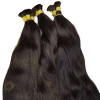 Prêt à expédier des produits capillaires humains Stock Alibaba 100% cheveux humains vierges à cuticules alignés en vrac