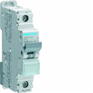 NBN140A Personalizzabile con Interruttore Automatico Miniaturizzato Hager 10000A 15kA 1P curva B 40A 1M - Product Image 1