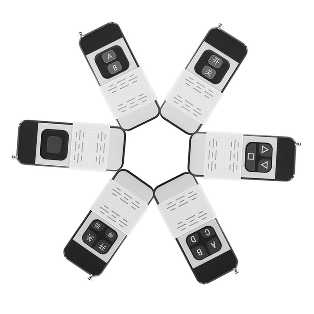 Best Selling DC12V 2 Buttons Universal Auto Gate Alarm Security System Electronics Door Opener RF Wireless Remote Control