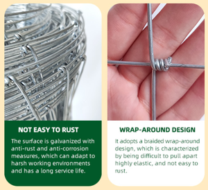 3D Curved Welded Galvanized <b>Wire</b> <b>Mesh</b> Eco-Friendly Sustainable Fence with Square Holes for Sheep Farm/Field/Deer Protection - Product Image 6