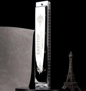 Easttop T2406K 2.0 Armónica Profesional de Trémolo de 24 Orificios para Principiantes, Latón Negro, Acero Inoxidable, Caja de Cuero, C <span class=keywords><strong>Mayor</strong></span>, Fósforo - Product Image 4