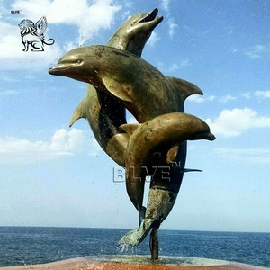 Escultura de Gaviota de Bronce Vintage Forjada a Mano BLVE, Estatua de Arte Abstracto de Aves para Proyectos de Ingeniería de Jardines - Product Image 3