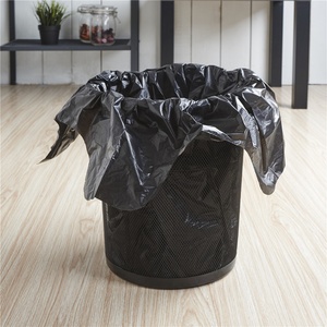 Manufacturer Custom HDPE/LDPE Household <b>Plastic</b> Tie Top Garbage Bag Bottom Star Seal Trash Bag on <b>Roll</b> - Product Image 5