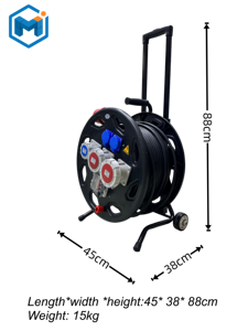 <span class=keywords><strong>สาย</strong></span>พ่วงม้วนเก็บได้ DAMO Factory ยาว 100 ฟุต พร้อมเบรกเกอร์ - Product Image 3