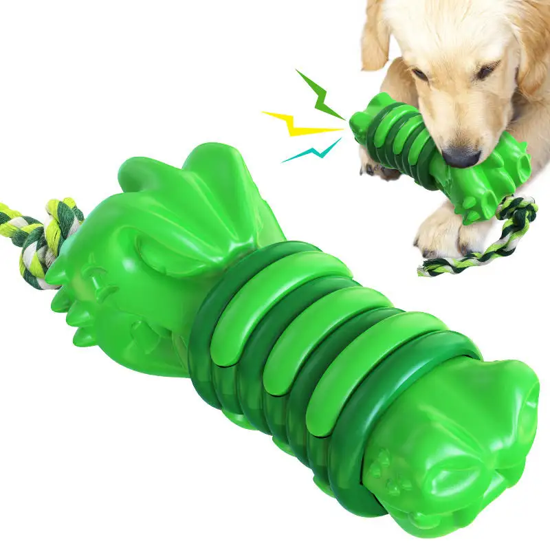 ホット販売ユニークなデザインホット販売犬のおもちゃインタラクティブで持続可能な犬の噛むきしむおもちゃ