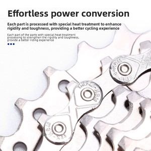 MISUNI Dağ Bisikleti/Yol Bisikleti Zinciri 7/8/9/<span class=keywords><strong>10</strong></span>/11 Vitesli Yüksek Karbonlu Çelik Orijinal Kutulu Bisiklet Aksesuarları - Product Image 2