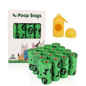 Wholesaler Price <b>Compostable</b> Dog Poop <b>Bags</b> Easy Tie Handle Dog Waste <b>Bags</b> 100% Biodegradable Pet Poop <b>Bag</b> - Product Image 2