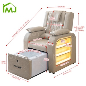 Mobilier de salon de manucure ODM/OEM, station de manucure, fauteuils de pédicure sans plomberie avec cuvette - Product Image 5