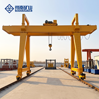 Grue portique à double poutre sur rail, capacité 5-400 tonnes, chariot électrique, grue de manutention robuste pour conteneurs et acier