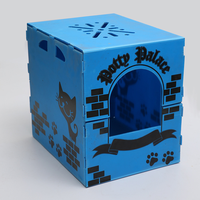 Bacs de rangement pliables pliables en plastique PP de 3mm d'épaisseur personnalisables de marque DC avec services de coupe/moulage pour la maison/le bureau