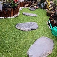 Dalles de pierre naturelle décoratives pour l'extérieur et l'intérieur, dalles de sol en ardoise souple, pavés pour jardin