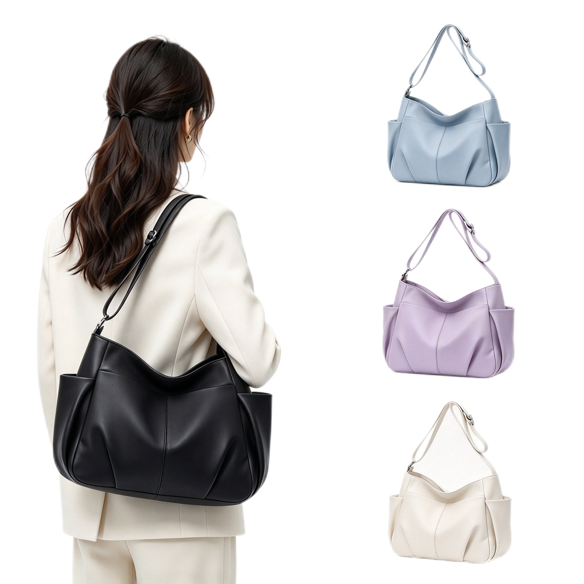 Lightweight Waterproof Nylon Shoulder Bag
