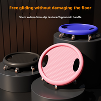 Discos Deslizantes PP de 6 Ruedas para Ejercicios Abdominales, Antideslizantes, para Gimnasio en Casa, Placas Deslizantes para Pilates, Venta al Por Mayor, Fabricante OEM