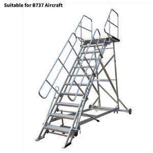 Échelle d'avion <span class=keywords><strong>B737</strong></span>, marchepied d'avion, marchepied de piste, plateforme d'entretien aéroportuaire en aluminium - Product Image 1
