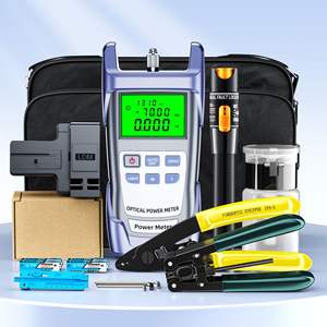 ชุดเครื่องมือต่อประกบเย็นไฟเบอร์ออปติกแพคเกจกล่องเครื่องมือประกบแบบฟิวชั่นปากกาแสงสีแดงตัวหนีบมิลเลอร์ - Product Image 1